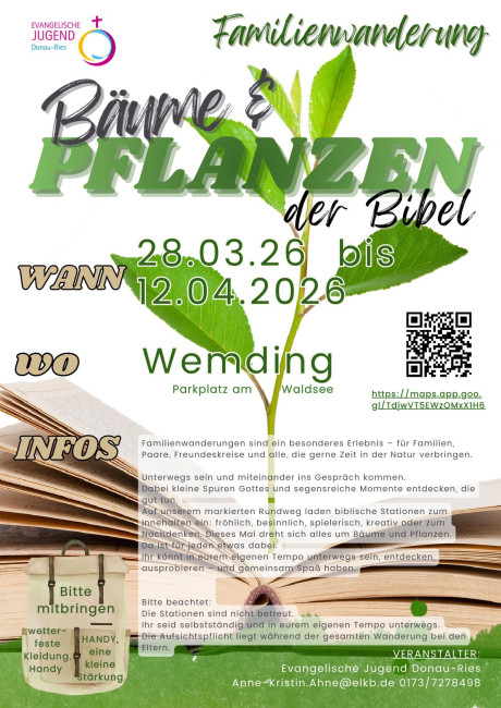 Plakat Familienwanderung