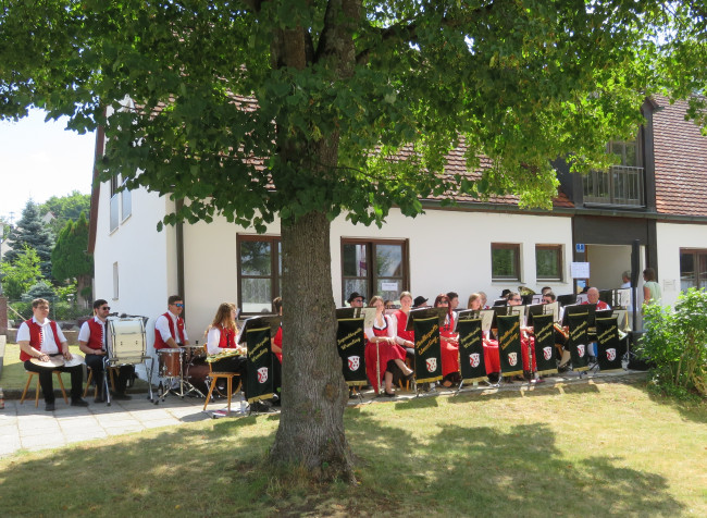 Musikalische Umrahmung durch Stadtkapelle Wemding