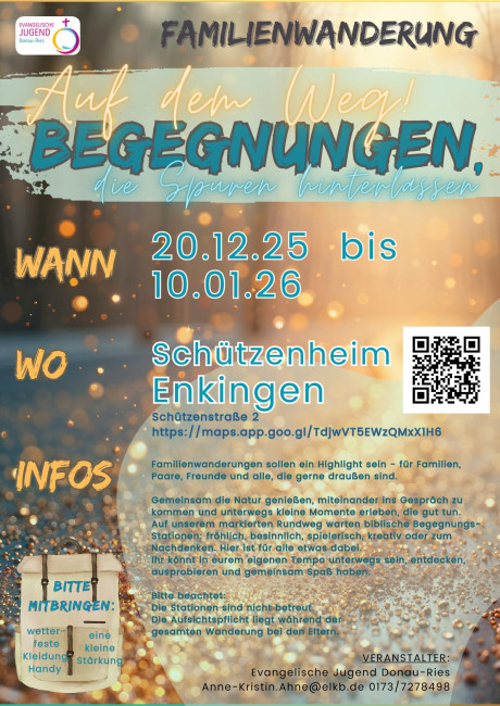 Familienwanderung Evangelische Jugend Donau-Ries